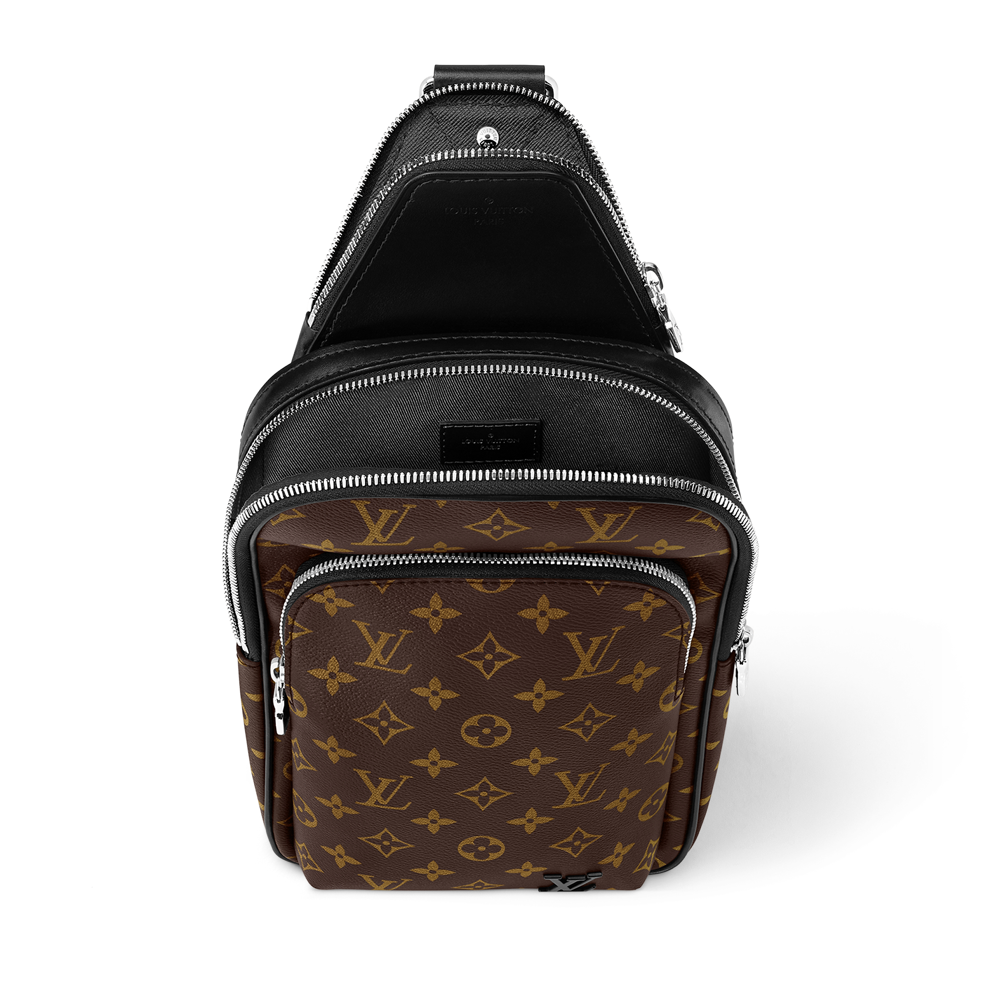 Borsa A Spalla Uomo In Vera Pelle - Zaino Monospalla Multitasche Per Viaggio E Lavoro - Foto 14